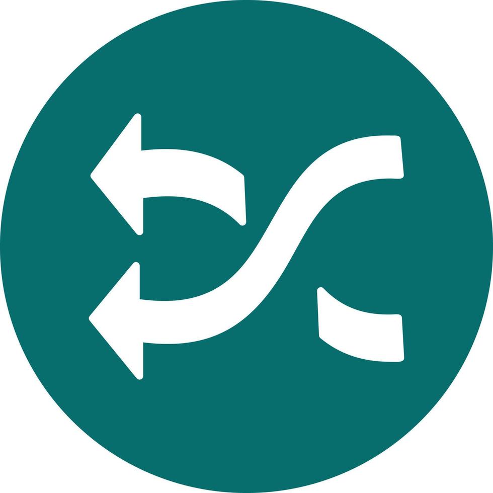 Shuffle Vector Icon