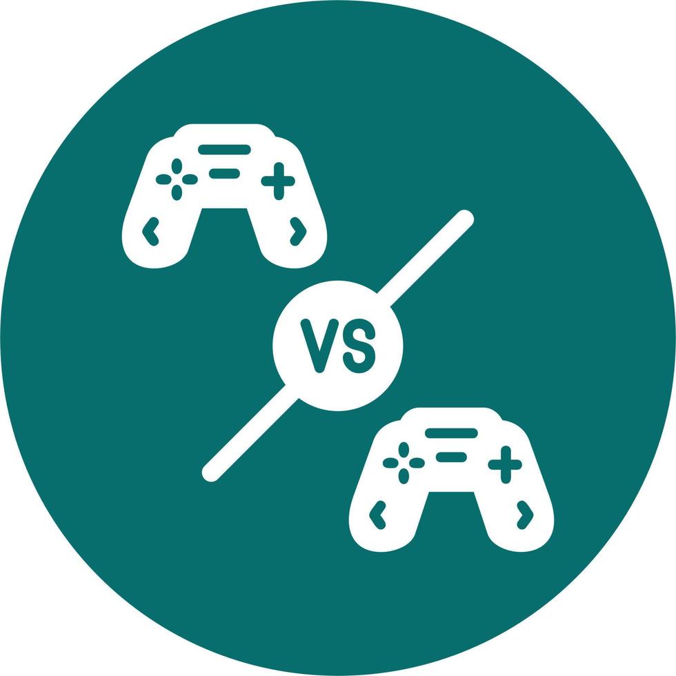 Player VS Player Vector Icon