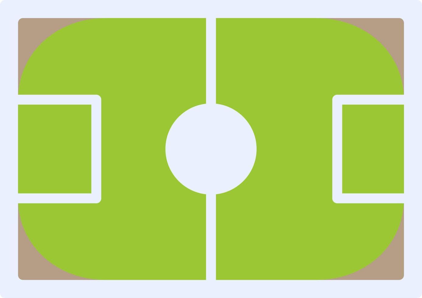 Football Pitch Vector Icon