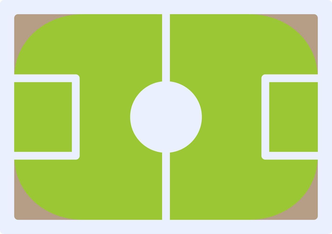 Football Pitch Vector Icon