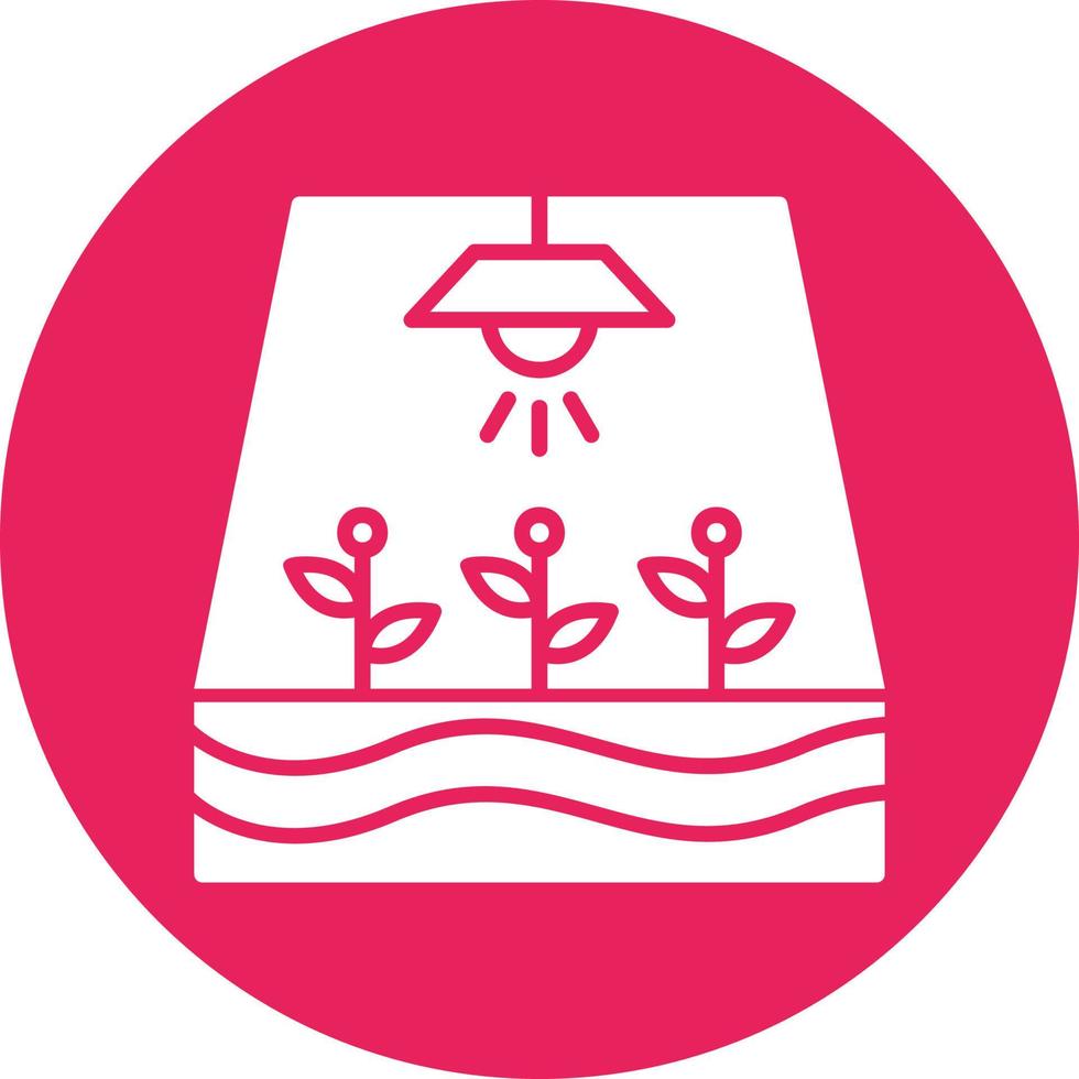 Lighting on plants Vector Icon