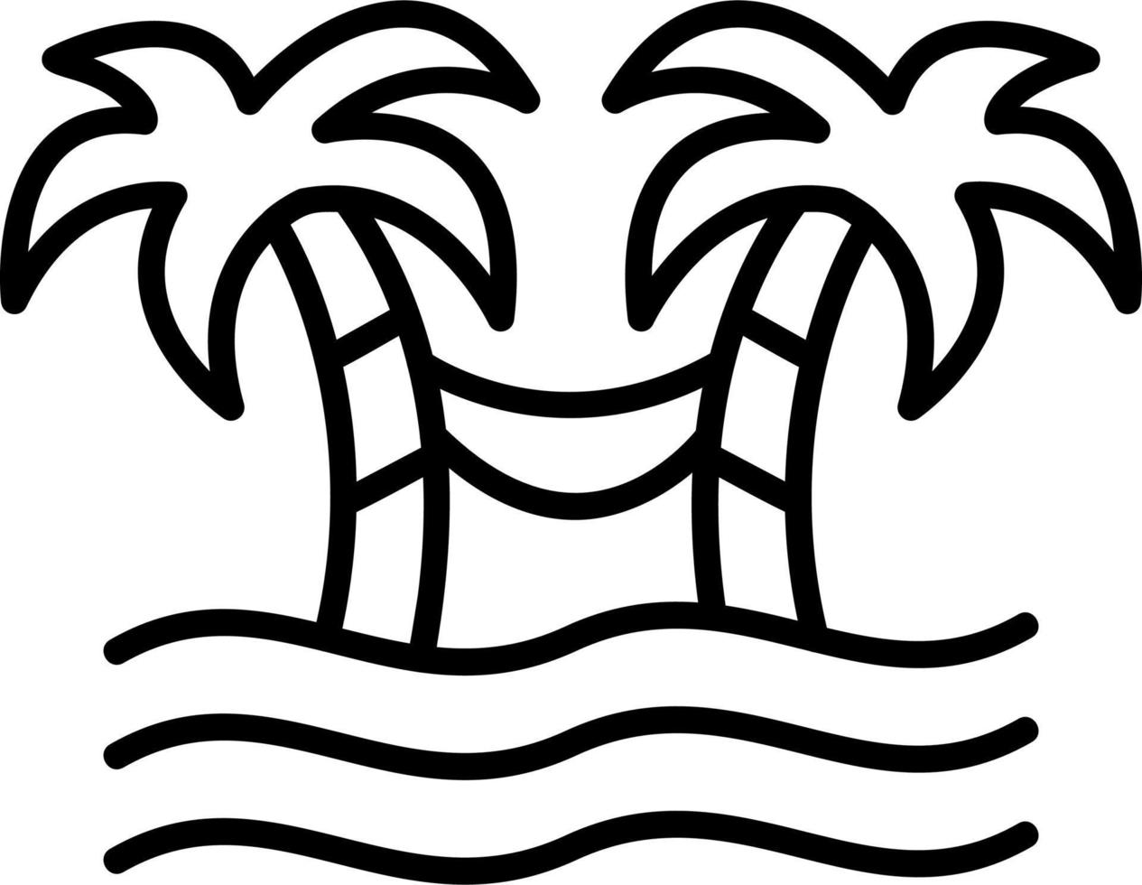 Hammock Vector Icon