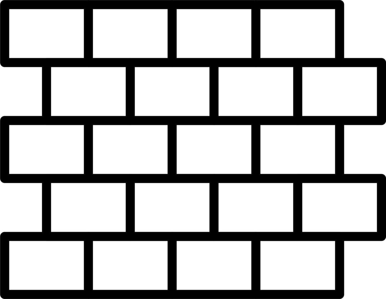 Brick Wall Vector Icon