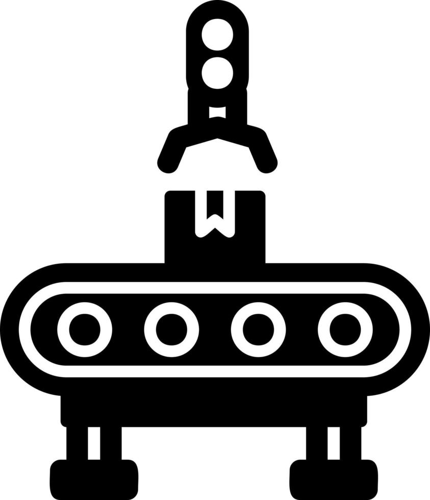 fábrica máquina vector icono