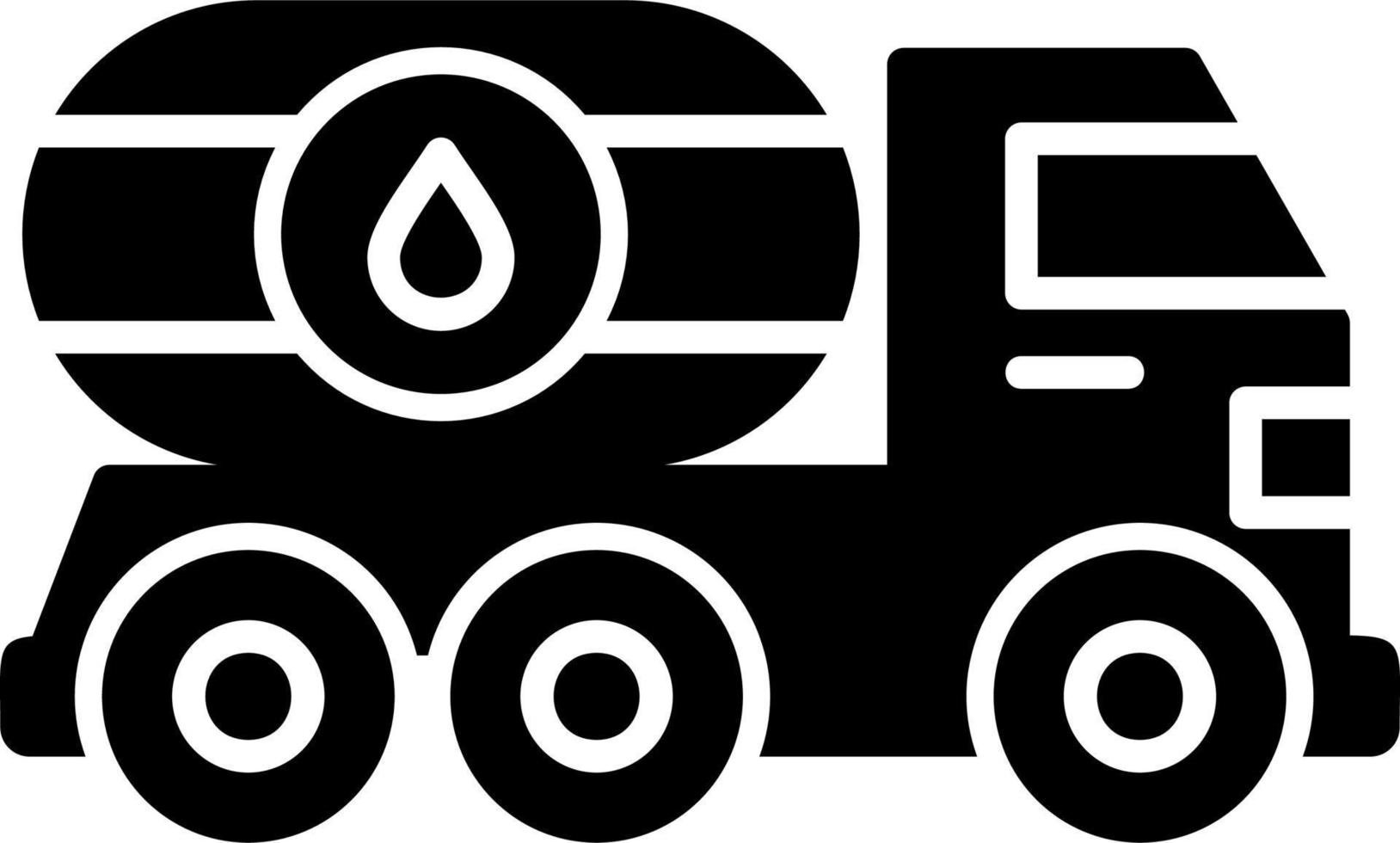 Oil Truck Vector Icon