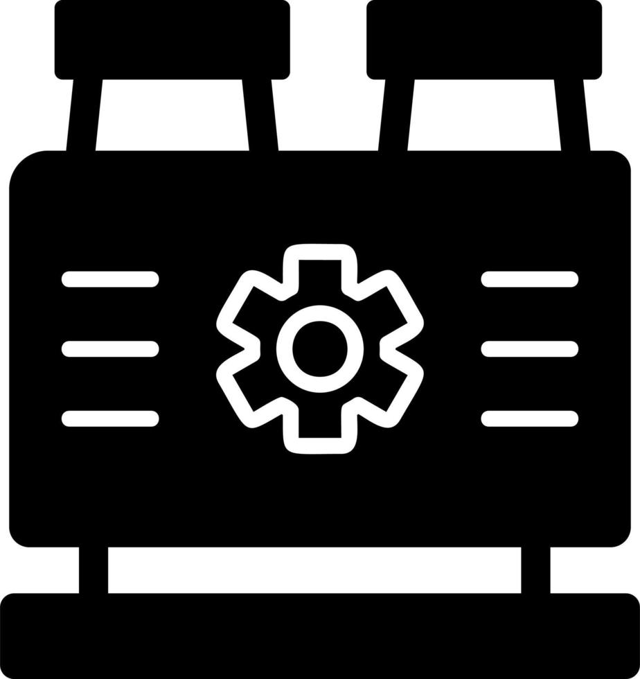 Factory Machine Vector Icon