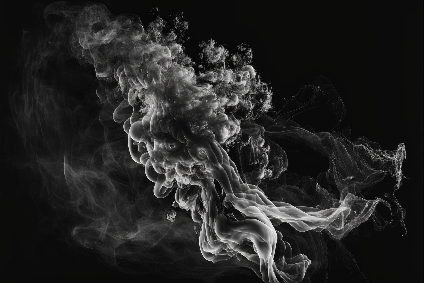 blanco fumar en negro antecedentes para cubrir efecto foto