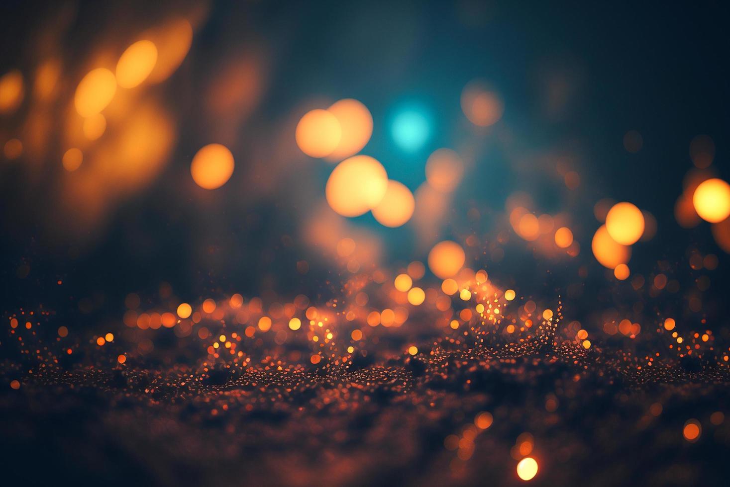 Dark bokeh background with light photo
