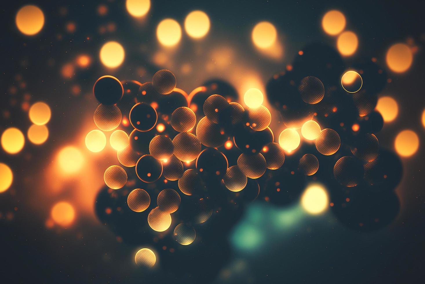 Dark bokeh background with light photo