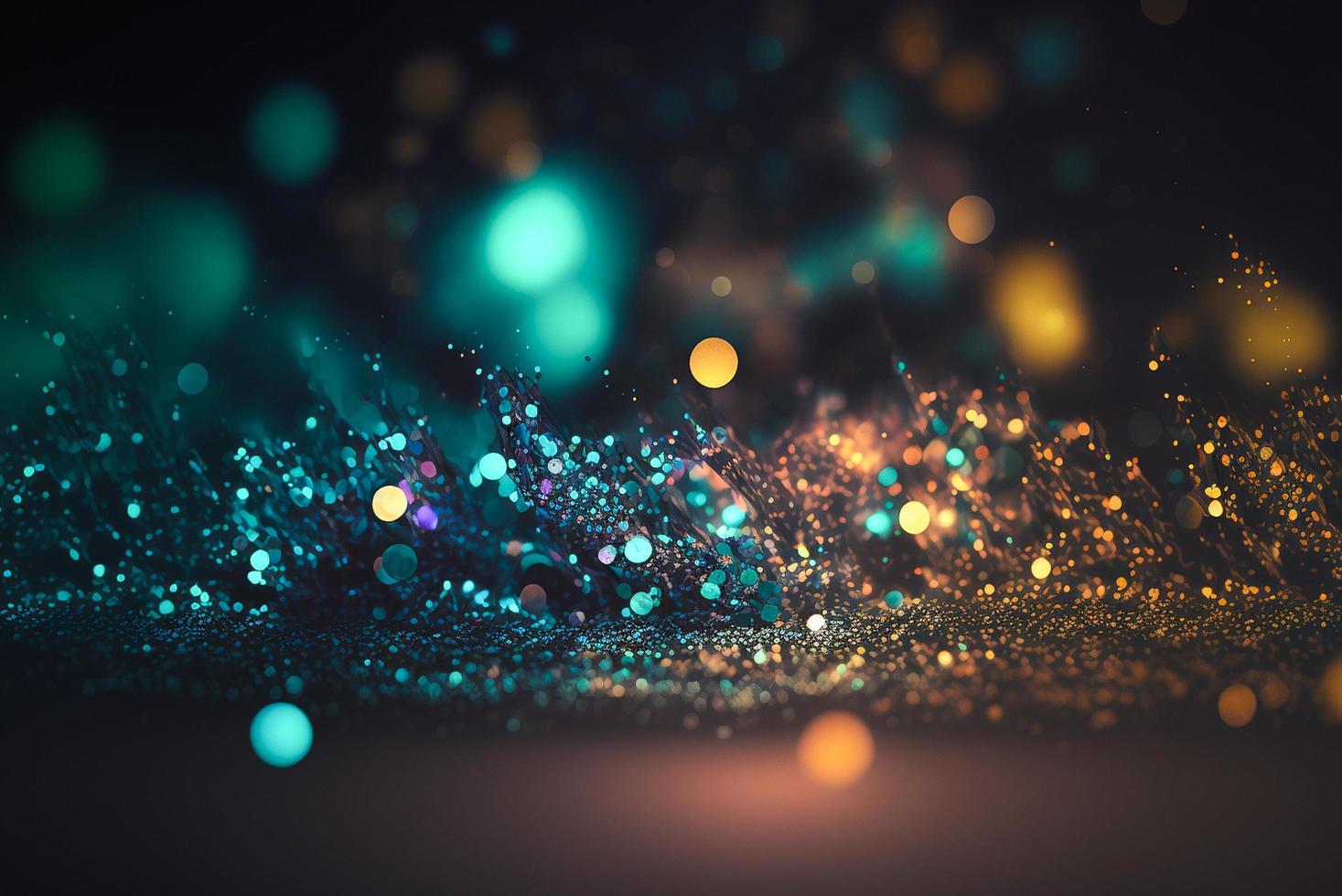 Dark bokeh background with light photo