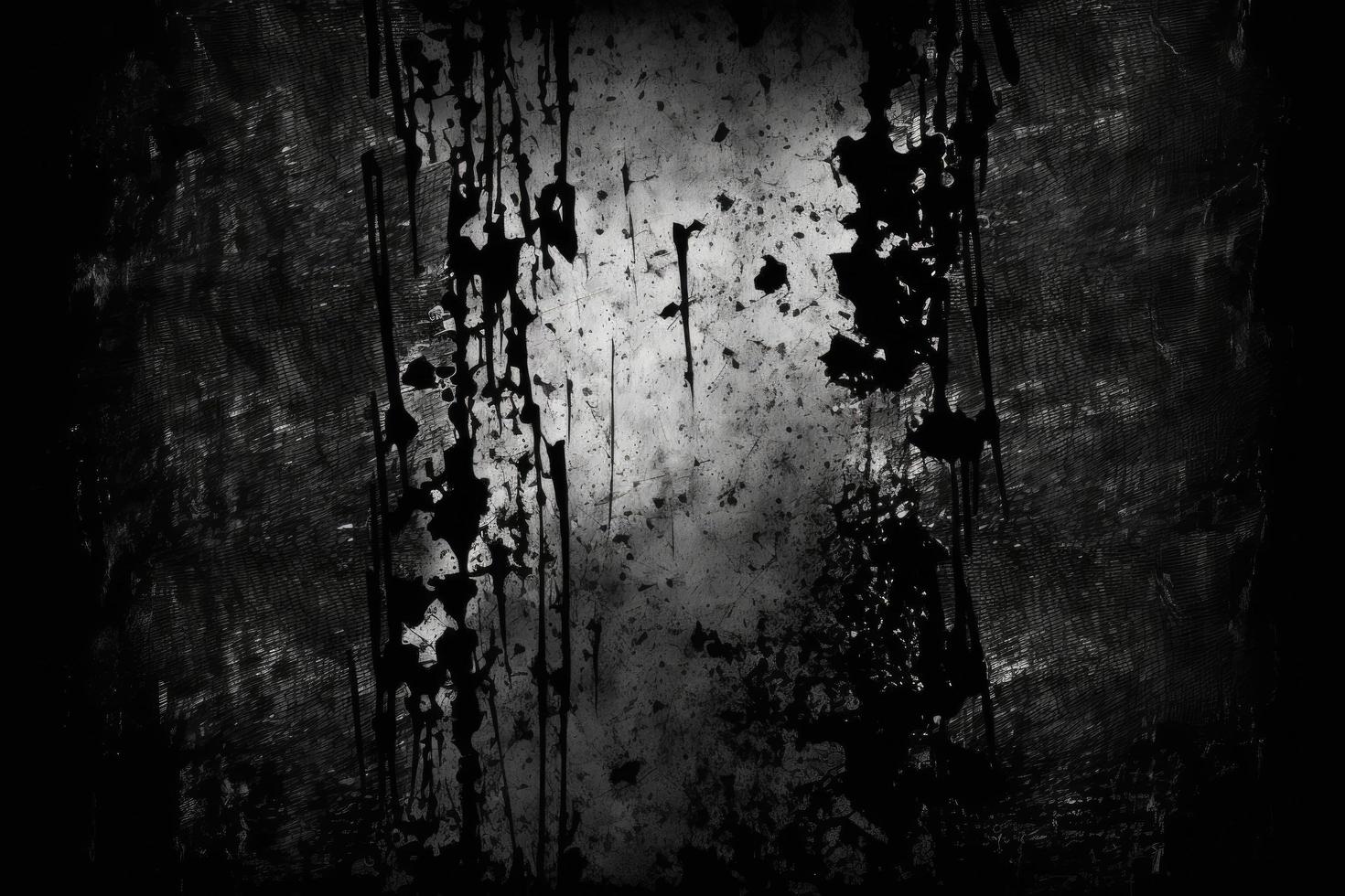 Black scratched grunge background photo