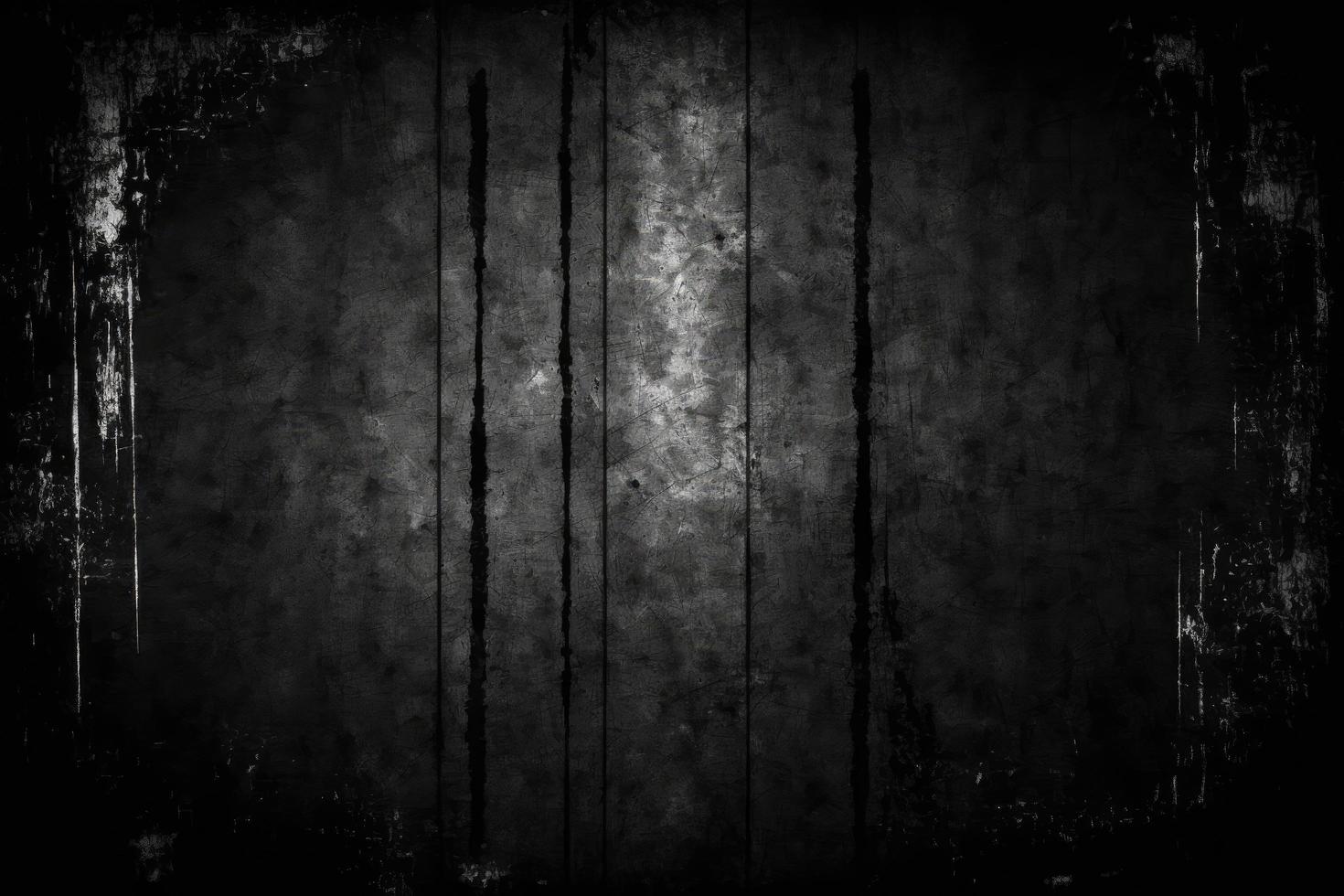 Black scratched grunge background photo