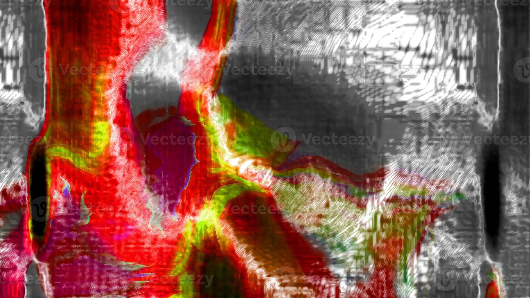 Digital Illustration Beautiful Abstract Vibrant Background photo