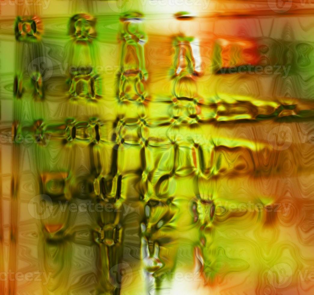 Golden Soft Organic Background Digital Rendering photo
