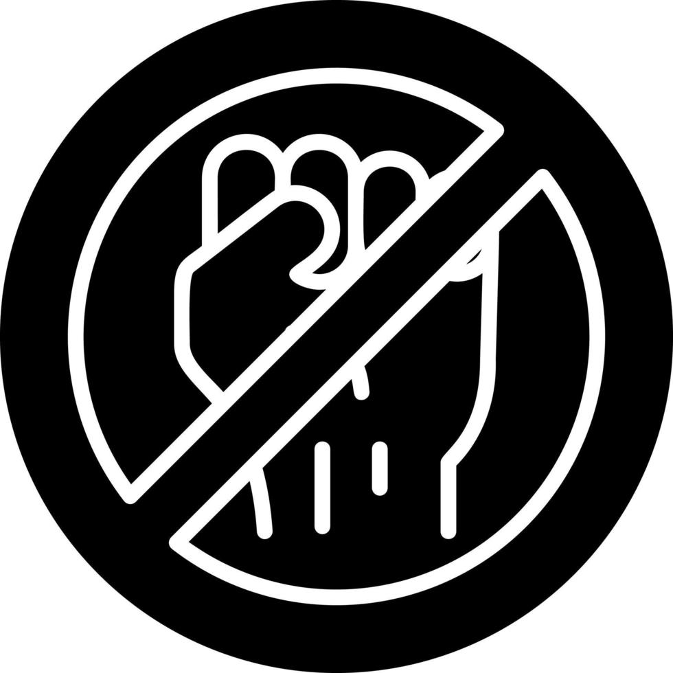 No Violence Vector Icon