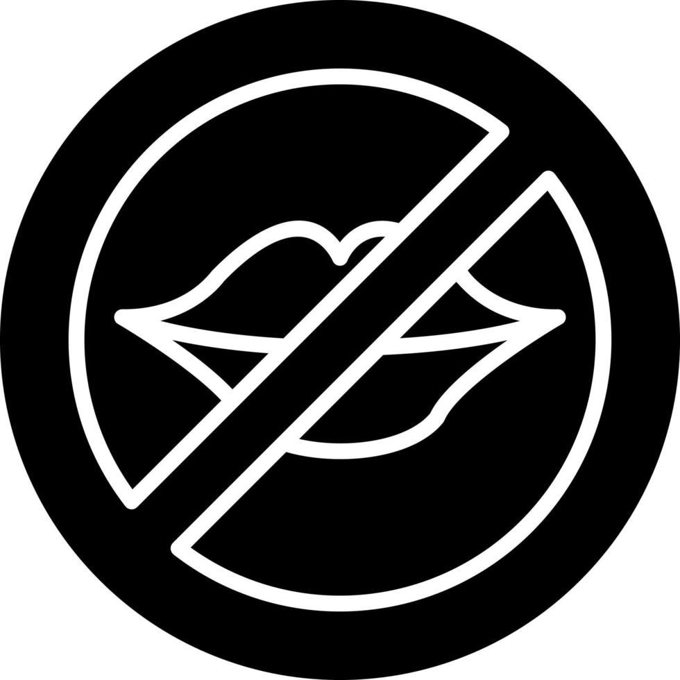 No Catcalling Vector Icon