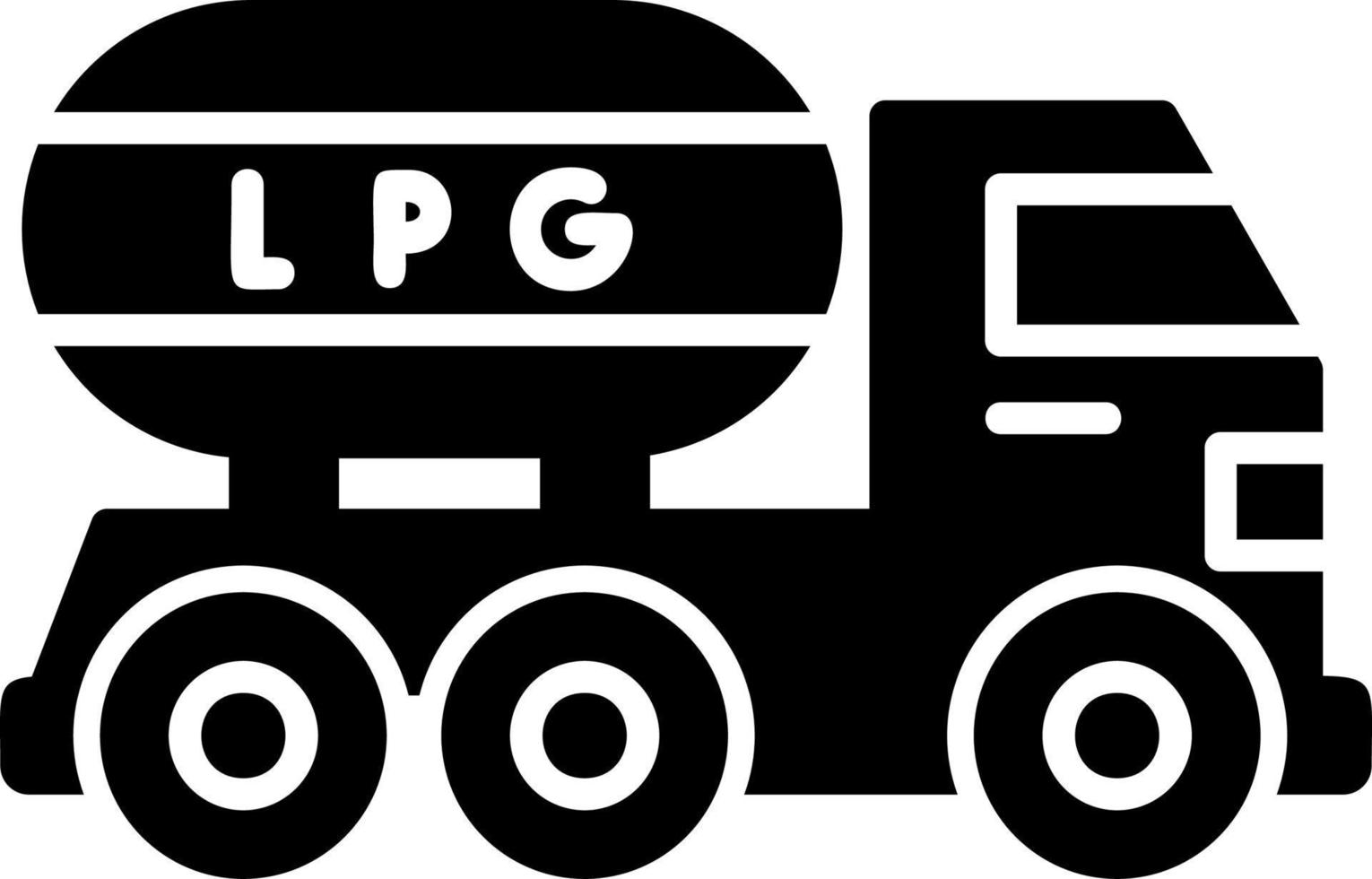 Gas Truck Vector Icon