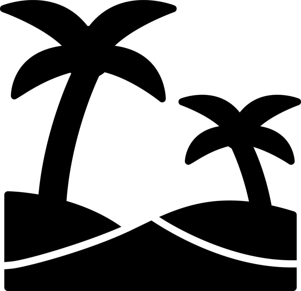 Oasis Vector Icon
