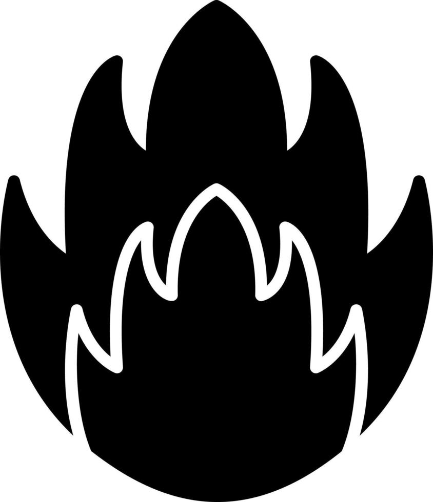 icono de vector de fuego