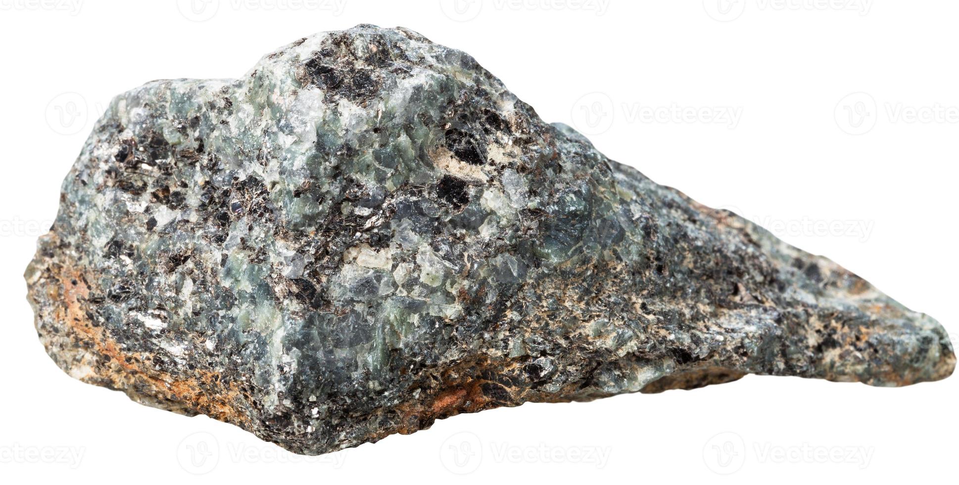 specimen of Migmatite migmatic gneiss isolated photo