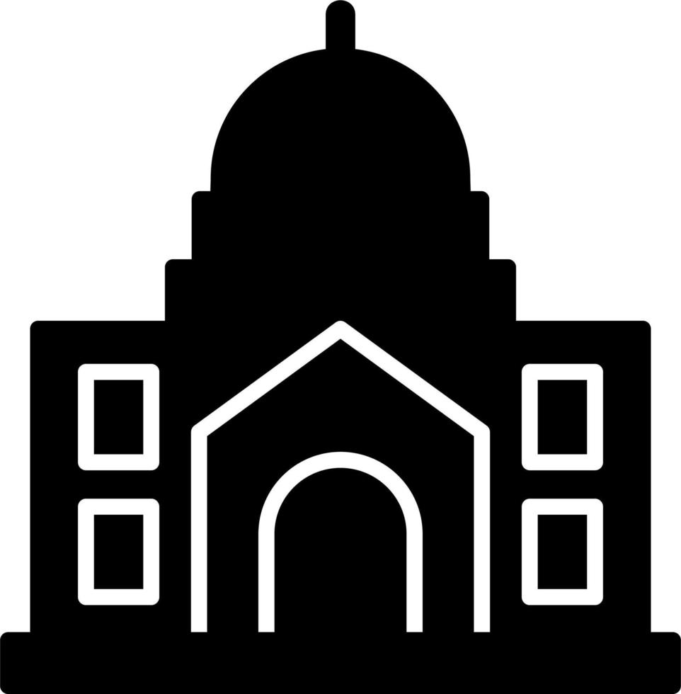 icono de vector de mezquita