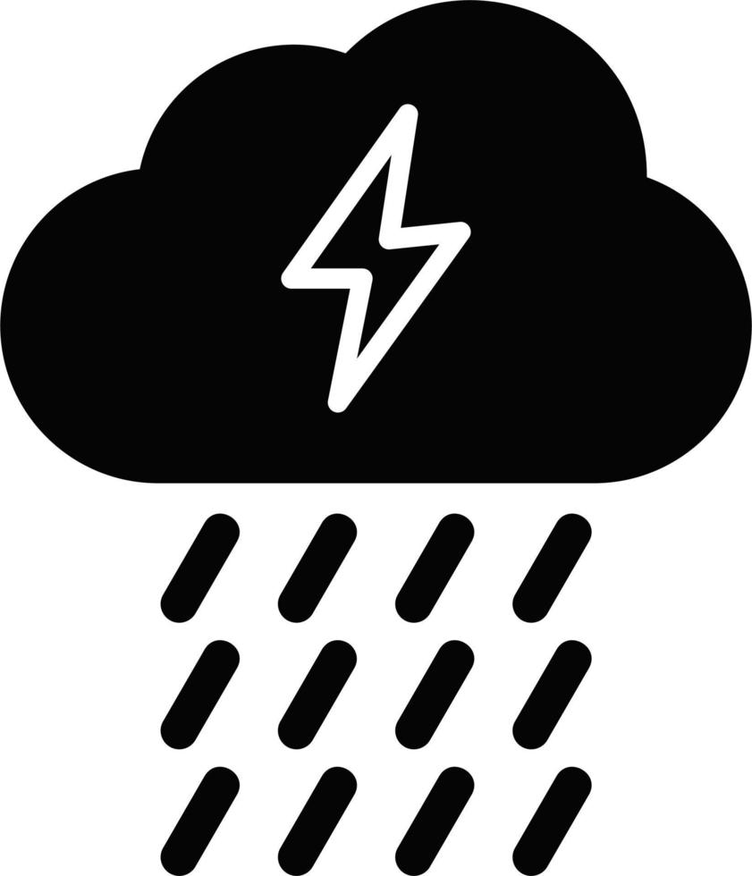 Rain Vector Icon