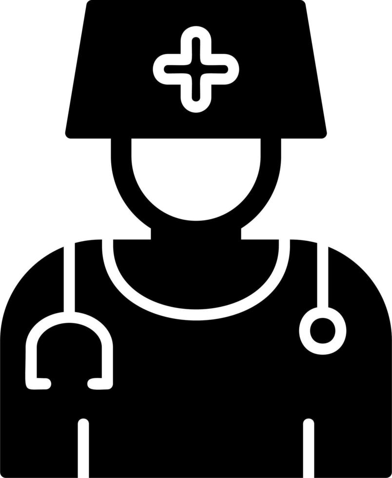 Lady Doctor Vector Icon