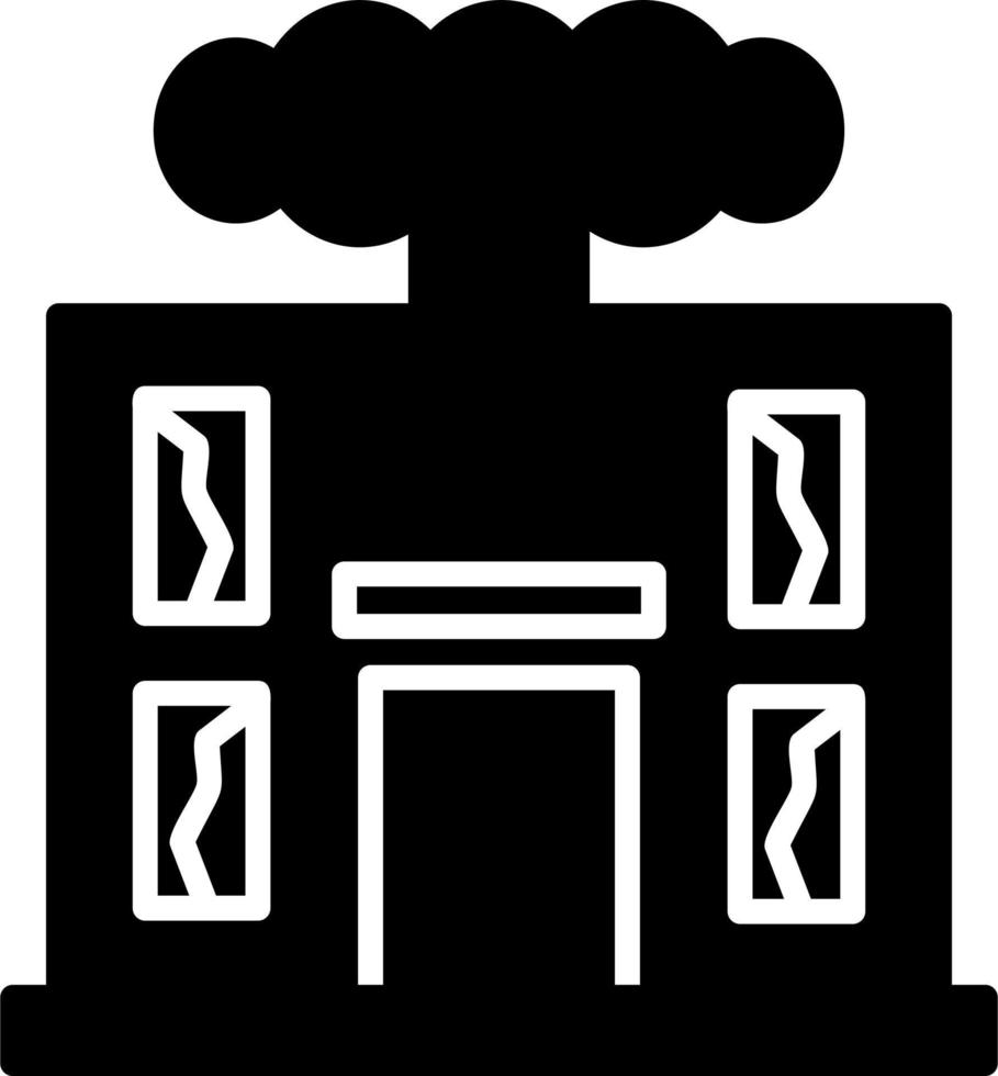 War Destruction Vector Icon