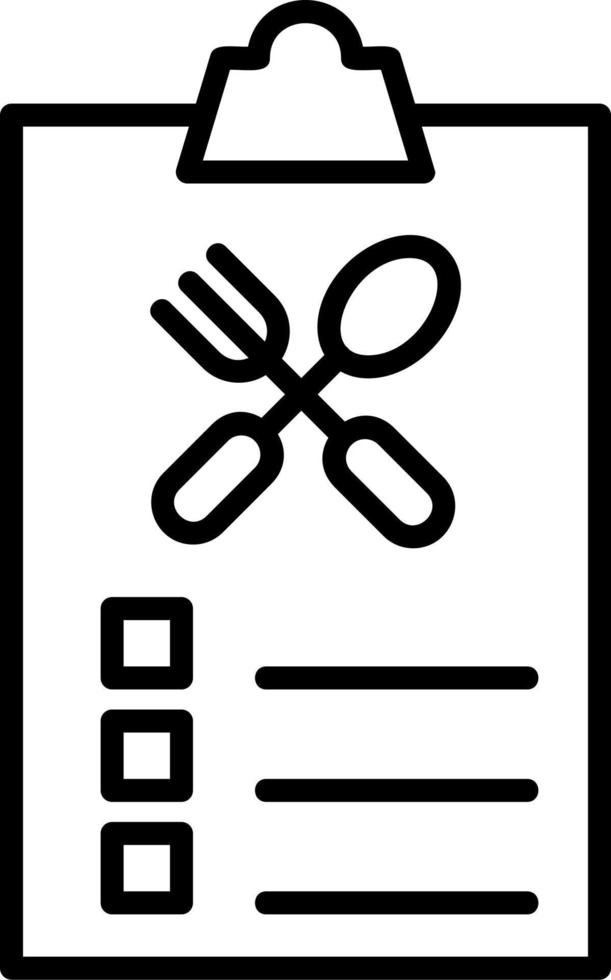 Food Report Vector Icon