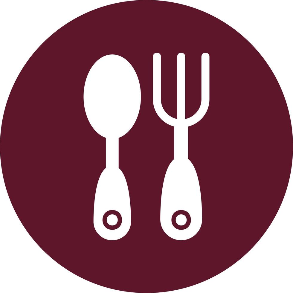 Baby Cutlery Vector Icon