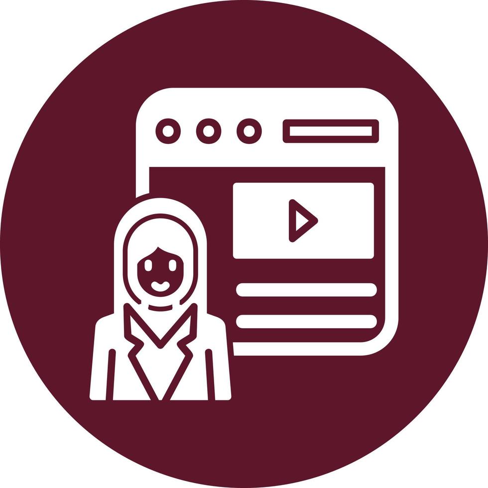 Blogger Vector Icon