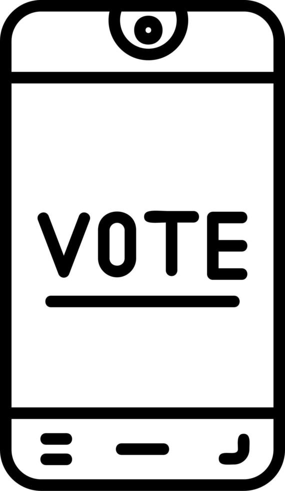 Online Voting Vector Icon