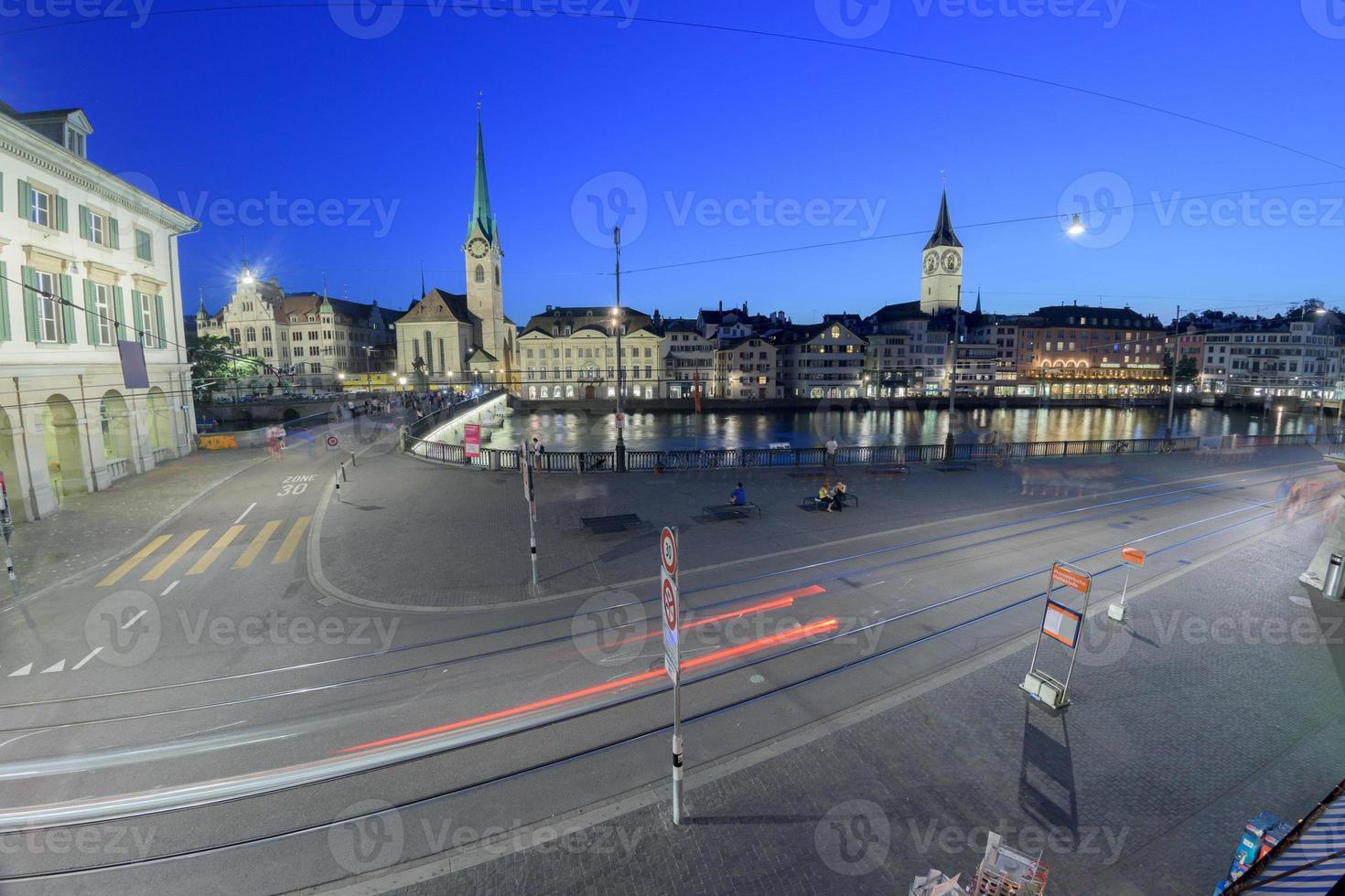 Zurich Dome view at night photo