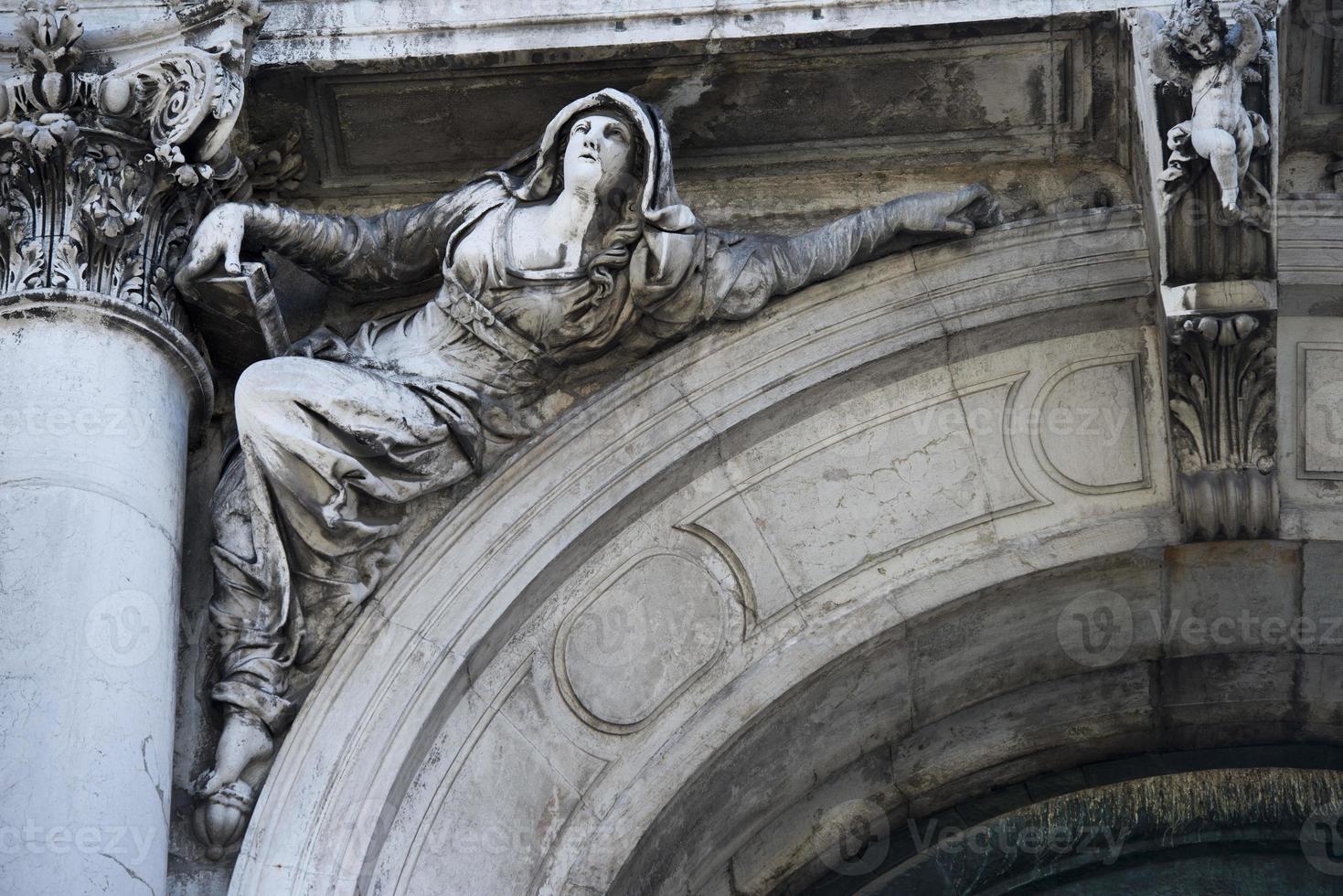 Venecia Iglesia mármol estatua foto