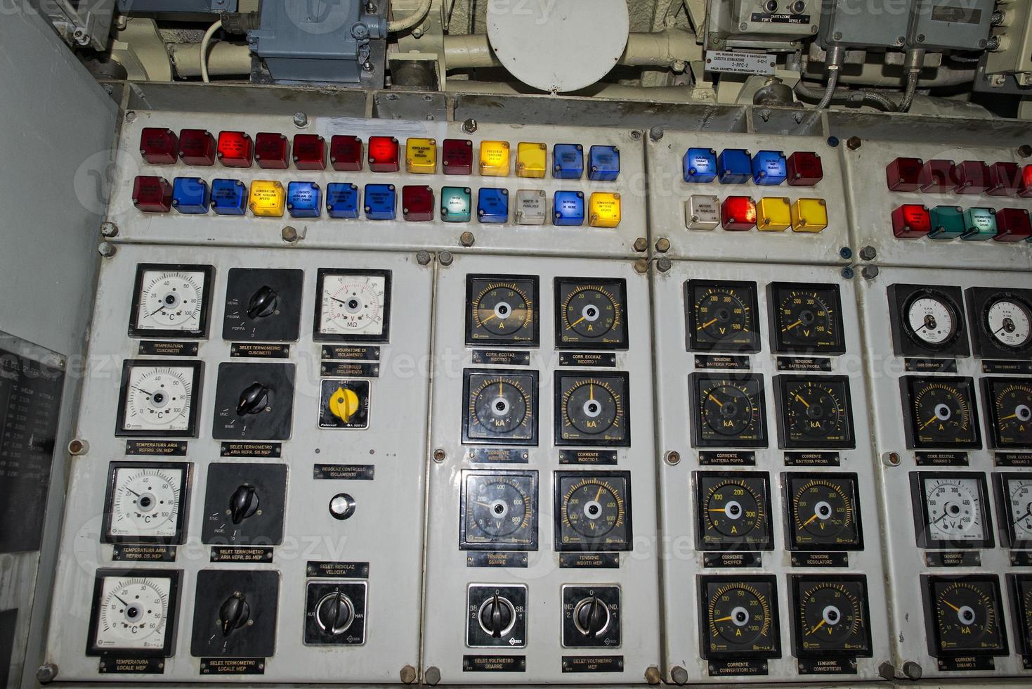 submarine control panel photo