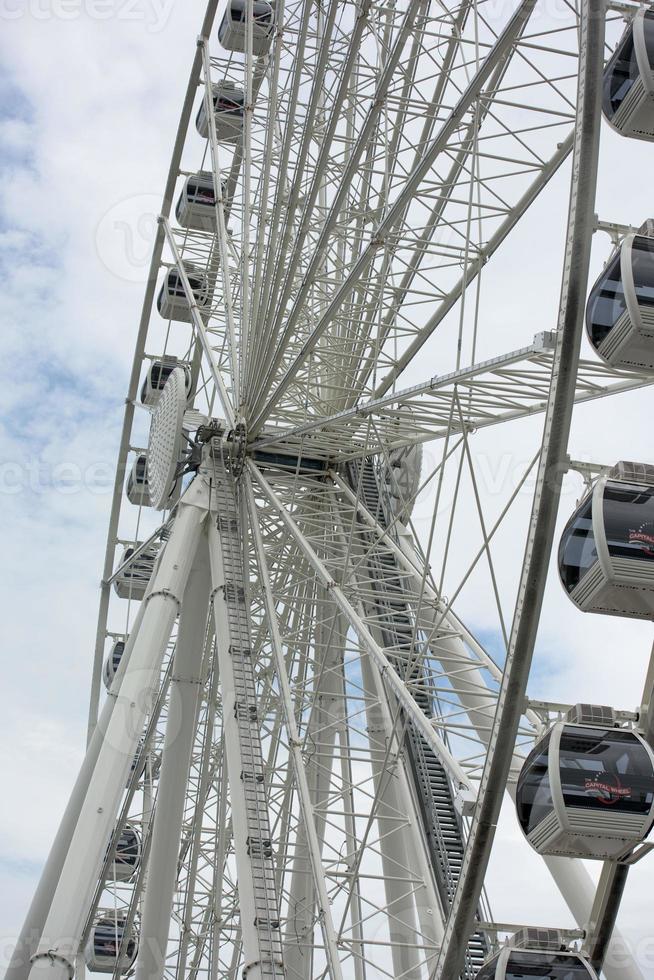 National Harbor panoramic wheel detail photo