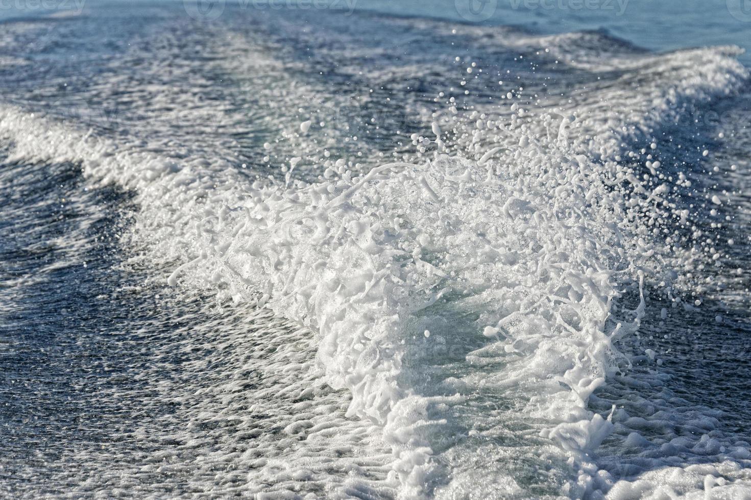 motor boat ship wake photo