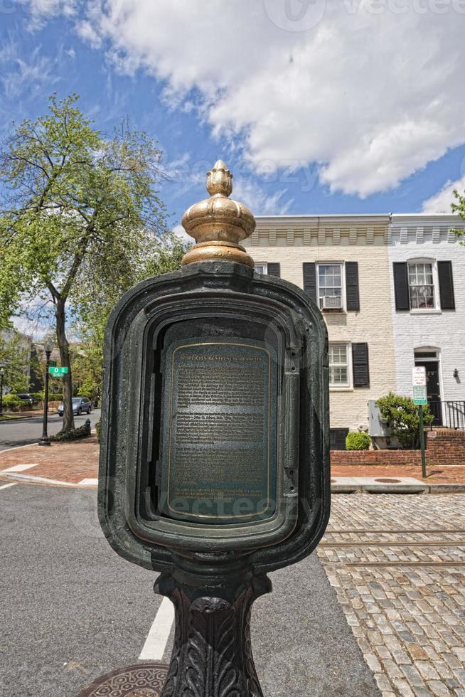 georgetown dc washington houses photo