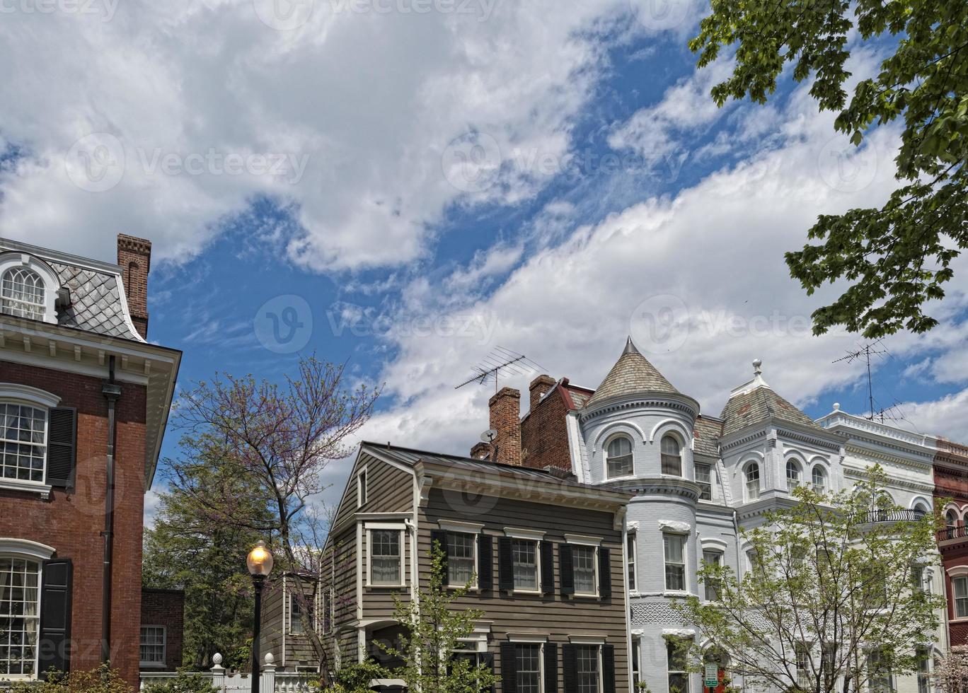 georgetown dc washington houses photo