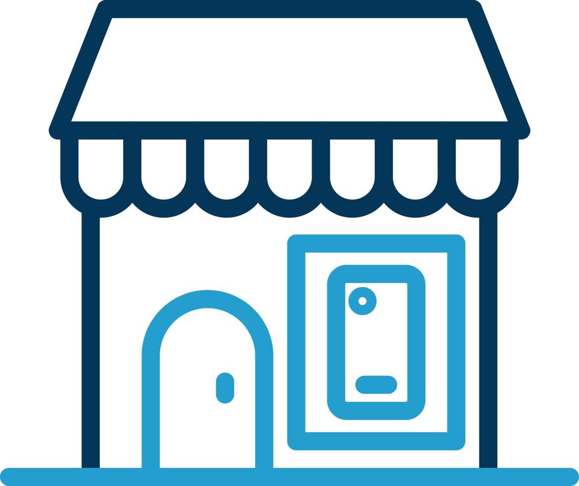 Mobile Shop Vector Icon Design