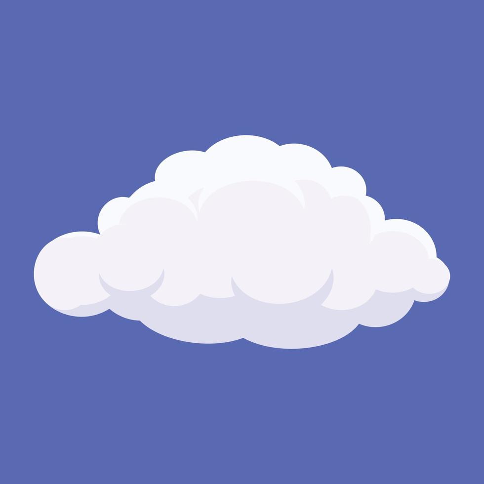 Trendy Cloud Forecast vector