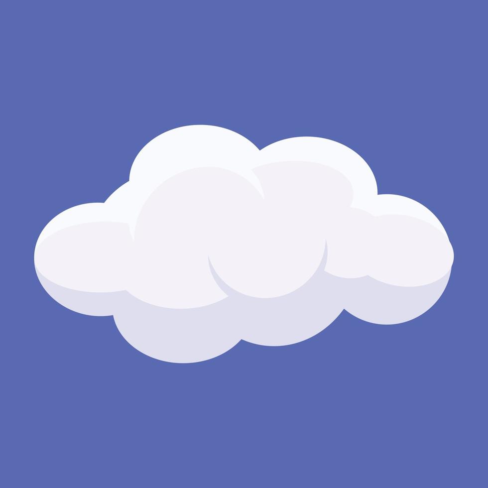 Trendy Cloudy Weather vector