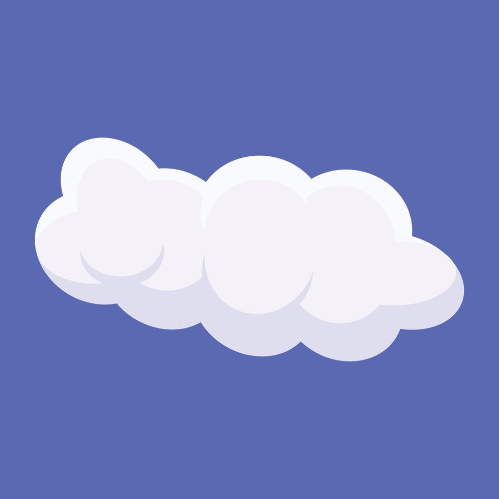 Trendy Cloudy Weather vector