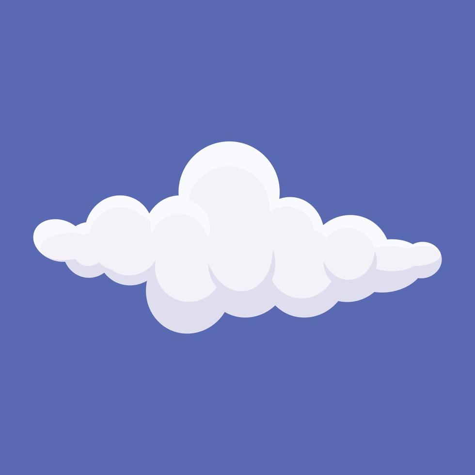 Trendy Cloudy Weather vector