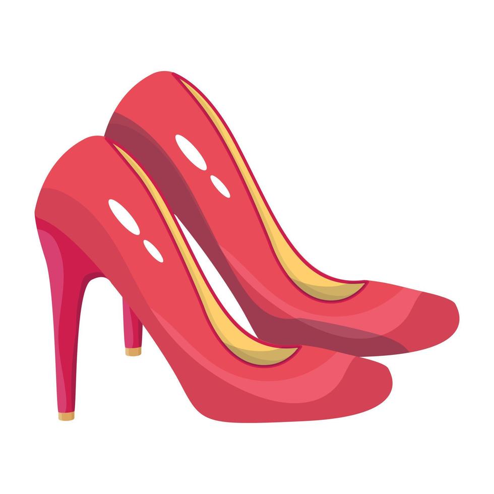 zapatos de tacón de moda vector