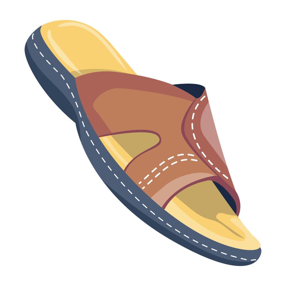 Trendy Men Slipper vector