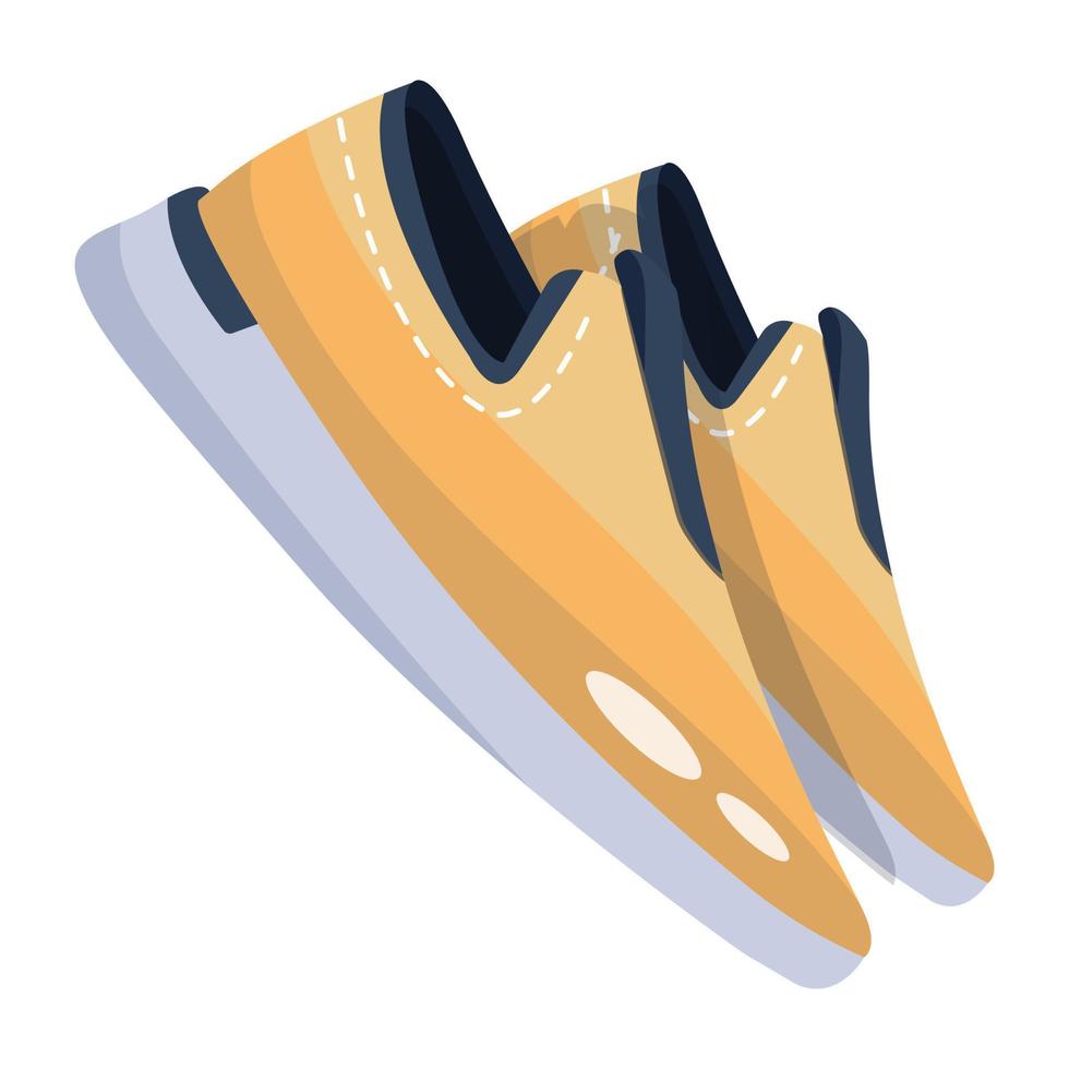 Trendy Slip Sneakers vector