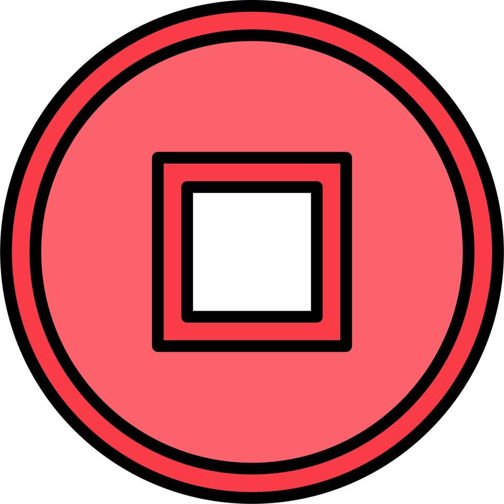 Stop Vector Icon