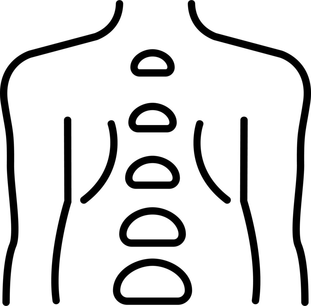 litoterapia vector icono