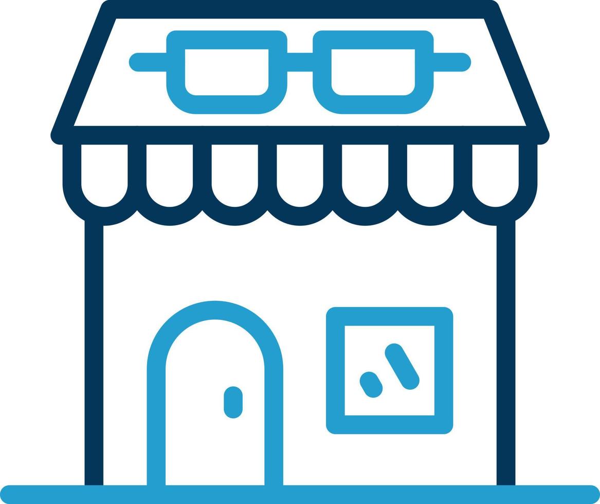Optical Shop Vector Icon Design